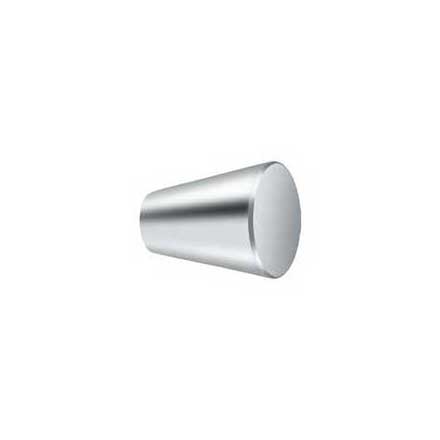Deltana [KC24U26] Solid Brass Cabinet Knob - Cone Series - Polished Chrome Finish - 1" Dia.