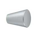 Deltana [KC24U26D] Solid Brass Cabinet Knob - Cone Series - Brushed Chrome Finish - 1" Dia.