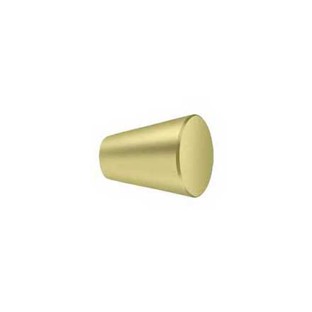 Deltana [KC24U3] Solid Brass Cabinet Knob - Cone Series - Polished Brass Finish - 1&quot; Dia.