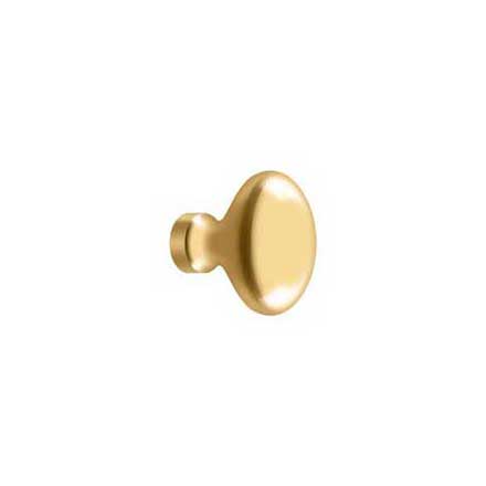 Deltana [KE125CR003] Solid Brass Cabinet Knob - Egg Series - Polished Brass (PVD) Finish - 1 1/4&quot; L