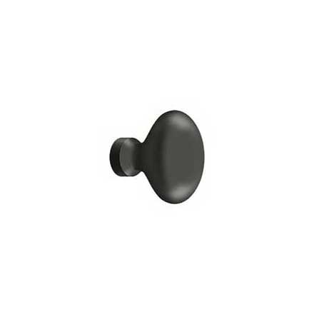 Deltana [KE125U10B] Solid Brass Cabinet Knob - Egg Series - Oil Rubbed Bronze Finish - 1 1/4&quot; L