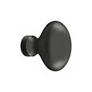 Deltana [KE125U10B] Solid Brass Cabinet Knob - Egg Series - Oil Rubbed Bronze Finish - 1 1/4" L