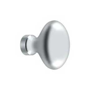 Deltana [KE125U26] Solid Brass Cabinet Knob - Egg Series - Polished Chrome Finish - 1 1/4" L
