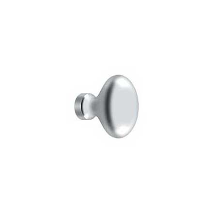 Deltana [KE125U26] Solid Brass Cabinet Knob - Egg Series - Polished Chrome Finish - 1 1/4&quot; L