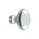 Deltana [KE125U26] Solid Brass Cabinet Knob - Egg Series - Polished Chrome Finish - 1 1/4&quot; L