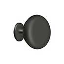 Deltana [KR114U10B] Solid Brass Cabinet Knob - Round Series - Oil Rubbed Bronze Finish - 1 1/4" Dia.