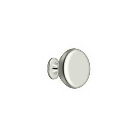 Deltana [KR114U14] Solid Brass Cabinet Knob - Round Series - Polished Nickel Finish - 1 1/4&quot; Dia.