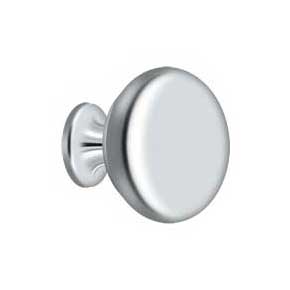 Deltana [KR114U26] Solid Brass Cabinet Knob - Round Series - Polished Chrome Finish - 1 1/4" Dia.