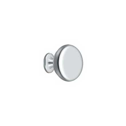 Deltana [KR114U26] Solid Brass Cabinet Knob - Round Series - Polished Chrome Finish - 1 1/4&quot; Dia.