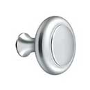 Deltana [KRB175U26] Solid Brass Cabinet Knob - Round w/ Groove Series - Polished Chrome Finish - 1 3/4&quot; Dia.