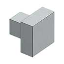 Deltana [KS125U26D] Solid Brass Cabinet Knob - Modern Square Series - Brushed Chrome Finish - 1 1/4&quot; Sq.