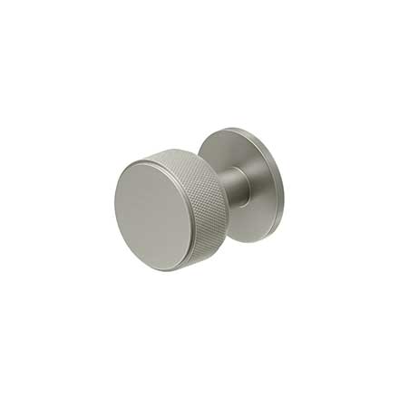 Deltana [KRLK138U15] Solid Brass Cabinet Knob - Knurled Series - Brushed Nickel Finish - 1 3/8" Dia.