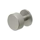 Deltana [KRLK138U15] Solid Brass Cabinet Knob - Knurled Series - Brushed Nickel Finish - 1 3/8" Dia.