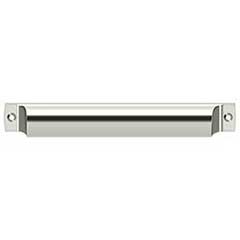 Deltana [SHP70U14] Solid Brass Cabinet Cup Pull - Shell - Polished Nickel Finish - 7&quot; C/C - 7 1/2&quot; L