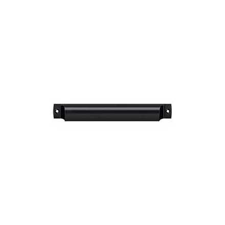 Deltana [SHP70U19] Solid Brass Cabinet Cup Pull - Shell - Paint Black Finish - 7&quot; C/C - 7 1/2&quot; L