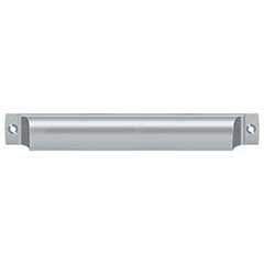 Deltana [SHP70U26D] Solid Brass Cabinet Cup Pull - Shell - Brushed Chrome Finish - 7&quot; C/C - 7 1/2&quot; L