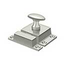 Deltana [CL1532U14] Solid Brass Cupboard Turn Latch - Polished Nickel Finish - 1 1/8" W