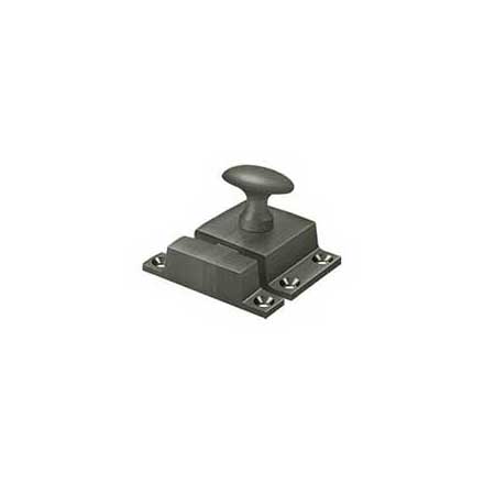 Deltana [CL1532U15A] Solid Brass Cupboard Turn Latch - Antique Nickel Finish - 1 1/8" W
