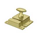 Deltana [CL1532U3] Solid Brass Cupboard Turn Latch - Polished Brass Finish - 1 1/8&quot; W