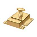 Deltana [CL1580CR003] Solid Brass Cupboard Turn Latch - Polished Brass (PVD) Finish - 1 9/16" W