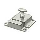 Deltana [CL1580U14] Solid Brass Cupboard Turn Latch - Polished Nickel Finish - 1 9/16" W