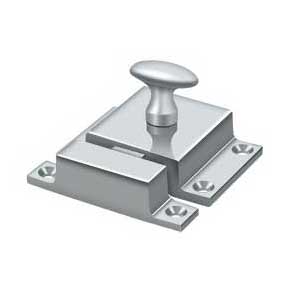 Deltana [CL1580U26] Solid Brass Cupboard Turn Latch - Polished Chrome Finish - 1 9/16" W