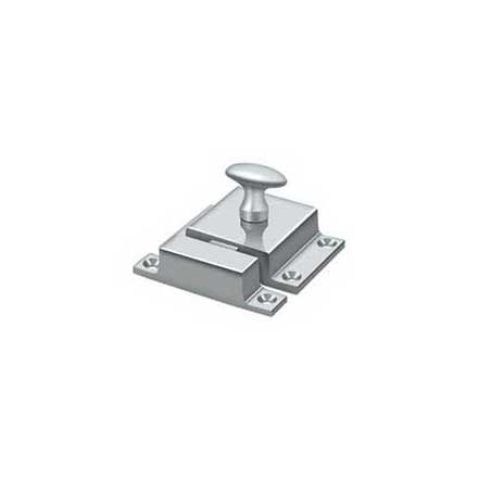 Deltana [CL1580U26] Solid Brass Cupboard Turn Latch - Polished Chrome Finish - 1 9/16&quot; W