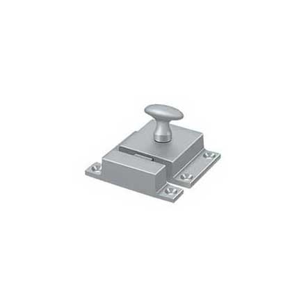 Deltana [CL1580U26D] Solid Brass Cupboard Turn Latch - Brushed Chrome Finish - 1 9/16&quot; W