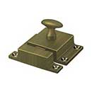 Deltana [CL1580U5] Solid Brass Cupboard Turn Latch - Antique Brass Finish - 1 9/16&quot; W