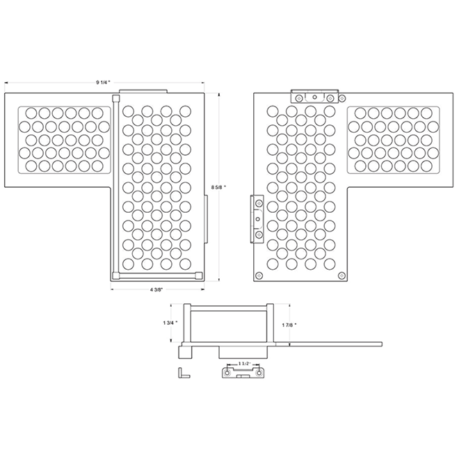 Deltana WBHDCL9 Bathroom Wire Basket