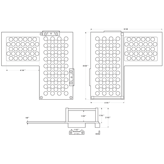 Deltana WBHDCR9 Bathroom Wire Basket