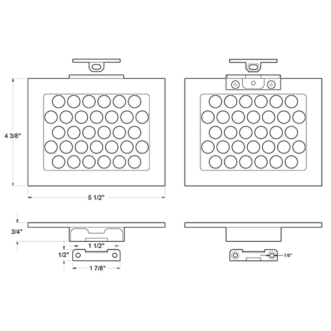 Deltana WBHDSD55 Bathroom Wire Basket