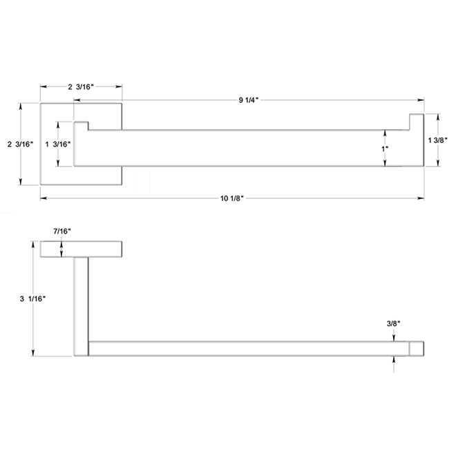 Deltana MM2008 Towel Bar