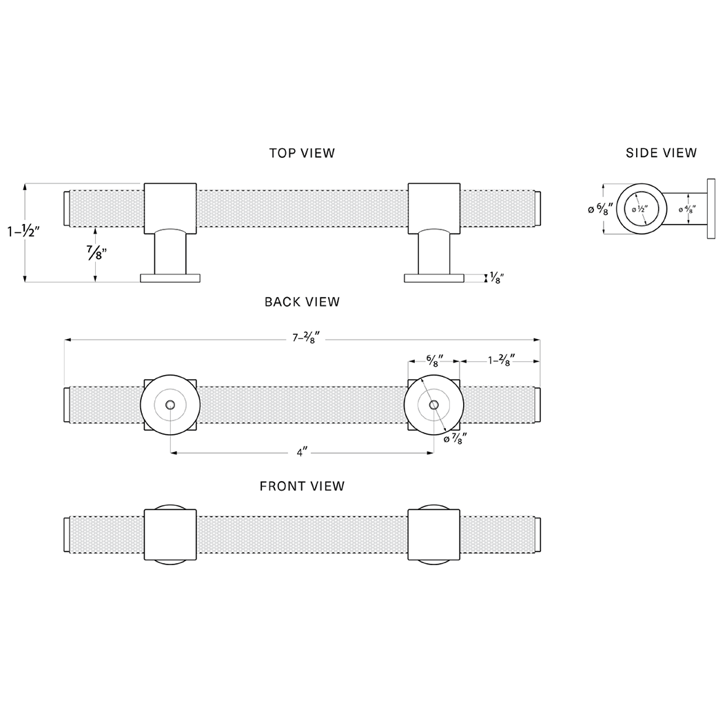 Deltana KRLP40 Cabinet Pull Handle Deltana KRLP40 Cabinet Pull Handle