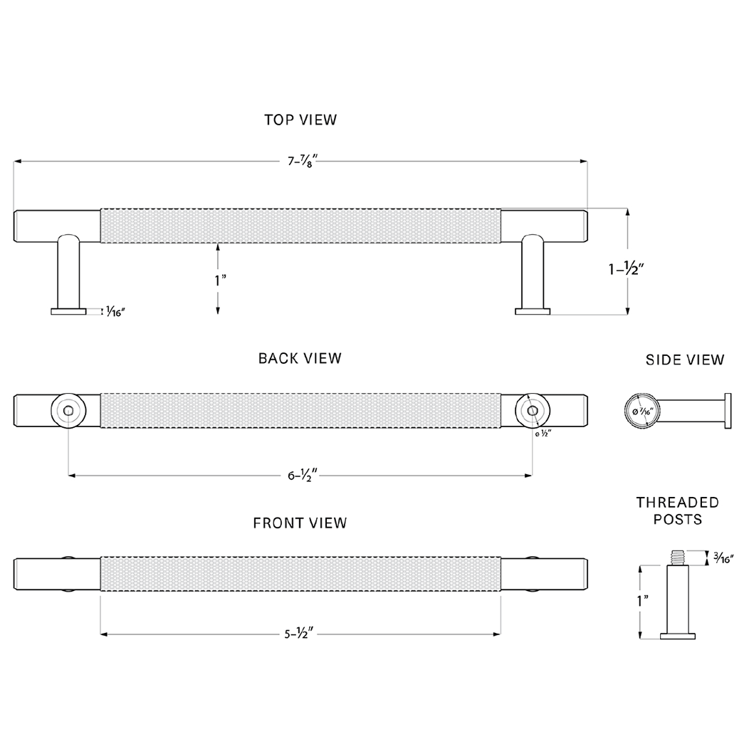 Deltana KRLP65 Cabinet Pull Handle Deltana KRLP65 Cabinet Pull Handle