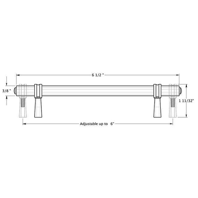 Deltana P311 Cabinet Pull Handle