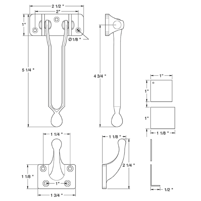 Deltana DG525 Door Guard