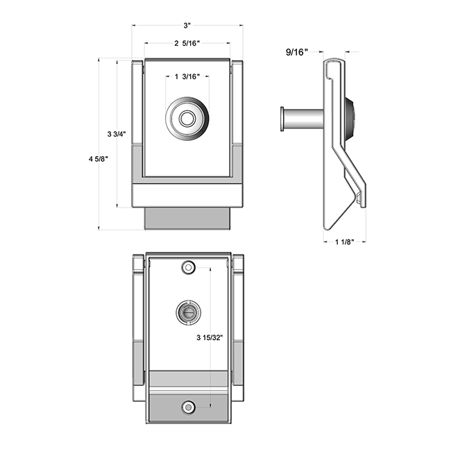 Deltana DKMV4 Door Knocker