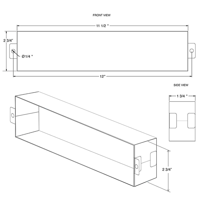 Deltana MSS005 Door Letter Box Sleeve Deltana MSS005 Door Letter Box Sleeve