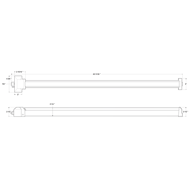 Deltana [PDR48] Door Exit Device