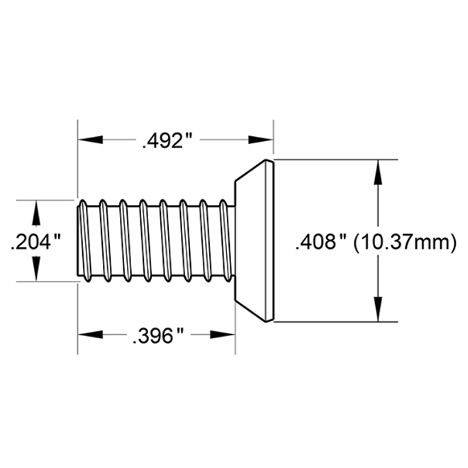 Deltana SCMS1205 Machine Screw