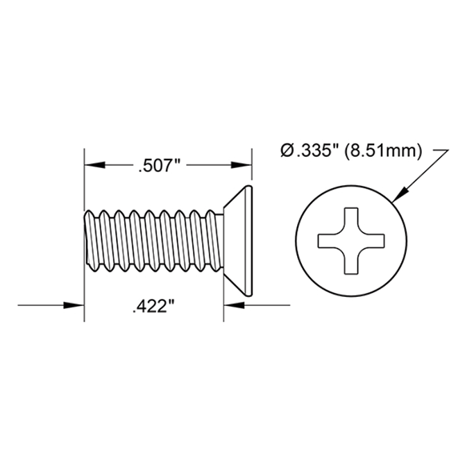 Deltana SCMS905 Machine Screw