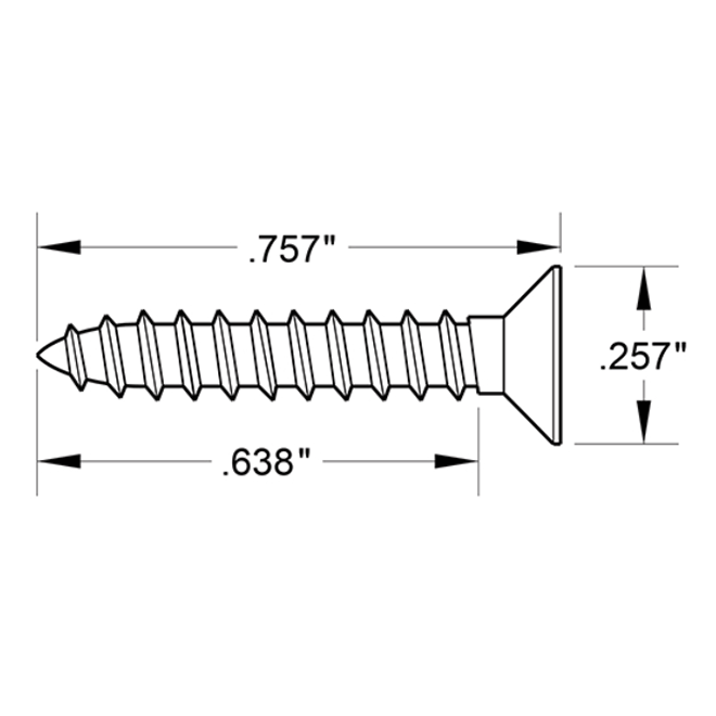 Deltana SCWB775 Machine Screw