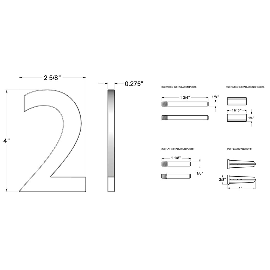 Deltana RNB-2 House Number