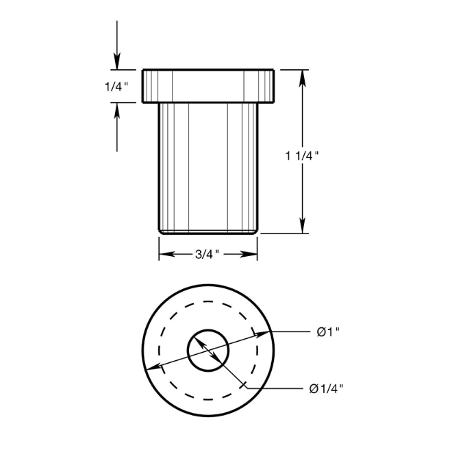 Deltana PB985 Door Pivot Hinge Base