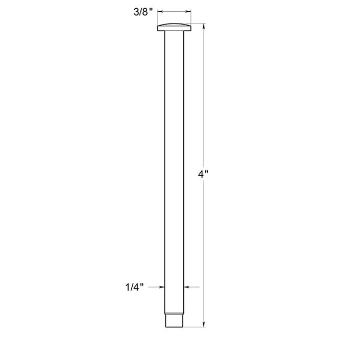 Deltana PIN-ST4 Hinge Pin