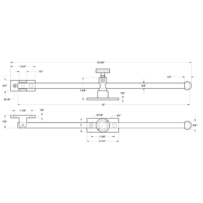 Deltana CSA12 Window Casement Stay