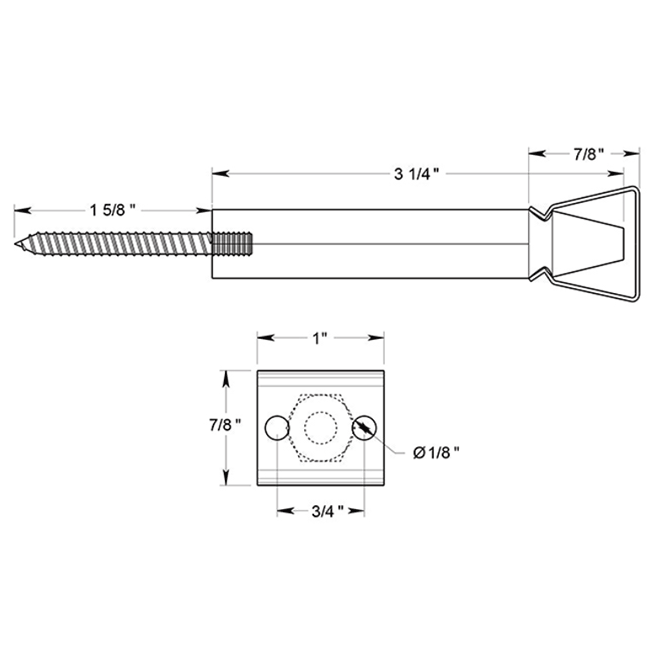 Deltana SDH103 Shutter Catch