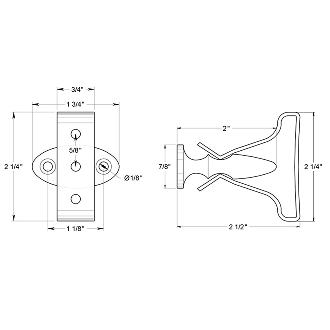 Deltana SDH193 Shutter Catch