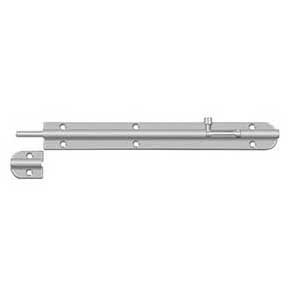Deltana [10BB32D] Stainless Steel Door Barrel Bolt - Traditional - Brushed Finish - 10" L